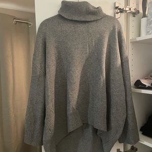 H&M Grey Turtleneck Sweater
